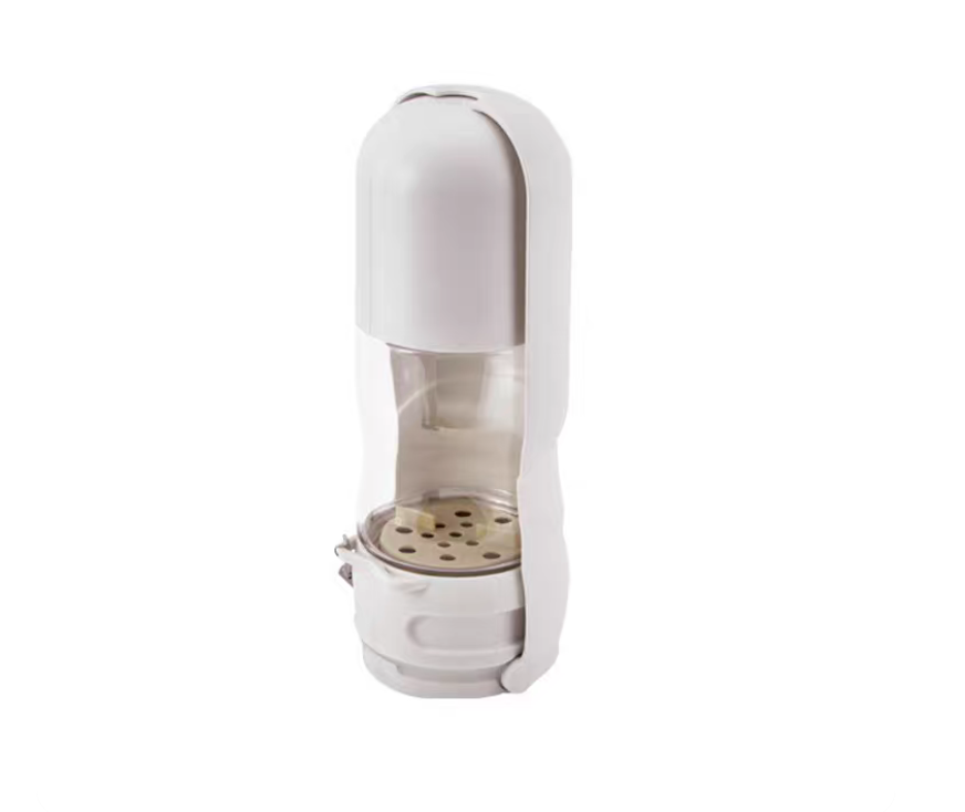 2-in-1 Portable Dog Water Bottle with Food Feeder for Walking, Travel & Outdoor Use